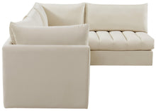 Load image into Gallery viewer, Jacob Cream Velvet Modular Sectional
