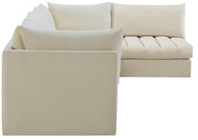 Load image into Gallery viewer, Jacob Cream Velvet Modular Sectional
