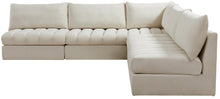 Load image into Gallery viewer, Jacob Cream Velvet Modular Sectional
