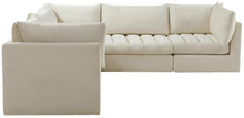 Load image into Gallery viewer, Jacob Cream Velvet Modular Sectional
