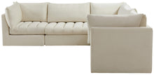 Load image into Gallery viewer, Jacob Cream Velvet Modular Sectional
