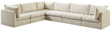 Load image into Gallery viewer, Jacob Cream Velvet Modular Sectional
