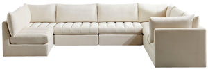 Jacob Cream Velvet Modular Sectional