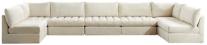 Jacob Cream Velvet Modular Sectional