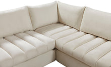 Load image into Gallery viewer, Jacob Cream Velvet Modular Sectional
