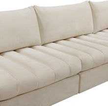 Load image into Gallery viewer, Jacob Cream Velvet Modular Sectional
