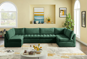 Jacob Green Velvet Modular Sectional