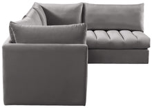 Load image into Gallery viewer, Jacob Grey Velvet Modular Sectional
