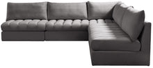 Load image into Gallery viewer, Jacob Grey Velvet Modular Sectional
