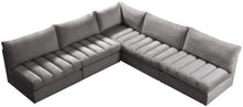 Load image into Gallery viewer, Jacob Grey Velvet Modular Sectional
