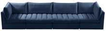 Load image into Gallery viewer, Jacob Navy Velvet Modular Sofa
