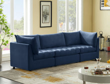 Load image into Gallery viewer, Jacob Navy Velvet Modular Sofa
