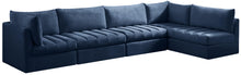 Load image into Gallery viewer, Jacob Navy Velvet Modular Sectional
