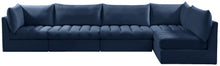 Load image into Gallery viewer, Jacob Navy Velvet Modular Sectional
