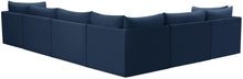 Load image into Gallery viewer, Jacob Navy Velvet Modular Sectional
