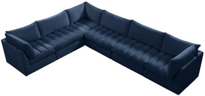 Jacob Navy Velvet Modular Sectional