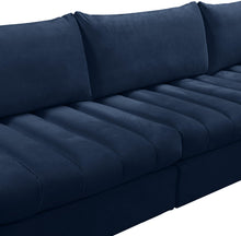 Load image into Gallery viewer, Jacob Navy Velvet Modular Sectional
