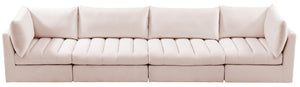 Jacob Pink Velvet Modular Sofa