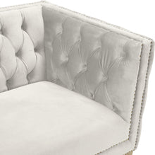 Load image into Gallery viewer, Michelle Cream Velvet Sofa
