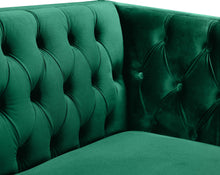 Load image into Gallery viewer, Michelle Green Velvet Chair
