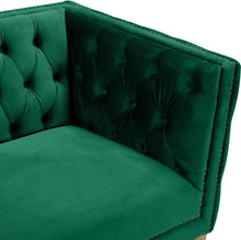 Load image into Gallery viewer, Michelle Green Velvet Sofa
