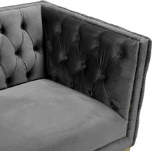 Load image into Gallery viewer, Michelle Grey Velvet Sofa
