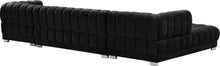 Load image into Gallery viewer, Gwen Black Velvet 3pc. Sectional (3 Boxes)
