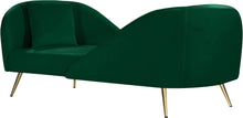 Load image into Gallery viewer, Nolan Green Velvet Chaise
