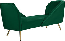 Load image into Gallery viewer, Nolan Green Velvet Chaise
