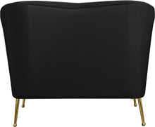 Load image into Gallery viewer, Hermosa Black Velvet Chair
