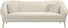 Load image into Gallery viewer, Hermosa Cream Velvet Sofa
