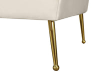 Load image into Gallery viewer, Hermosa Cream Velvet Chair
