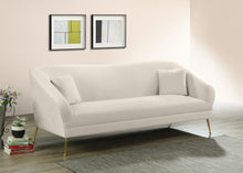 Load image into Gallery viewer, Hermosa Cream Velvet Sofa
