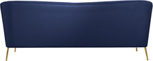 Load image into Gallery viewer, Hermosa Navy Velvet Sofa
