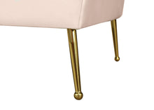 Load image into Gallery viewer, Hermosa Pink Velvet Loveseat
