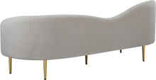 Load image into Gallery viewer, Ritz Cream Velvet Sofa
