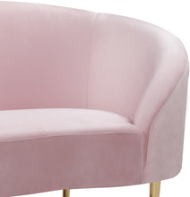 Load image into Gallery viewer, Ritz Pink Velvet Chair
