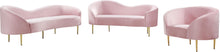 Load image into Gallery viewer, Ritz Pink Velvet Sofa
