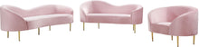 Load image into Gallery viewer, Ritz Pink Velvet Chair
