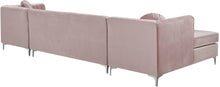 Load image into Gallery viewer, Graham Pink Velvet 3pc. Sectional
