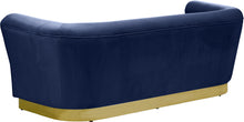 Load image into Gallery viewer, Bellini Navy Velvet Sofa
