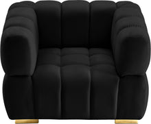 Load image into Gallery viewer, Gwen Black Velvet Chair
