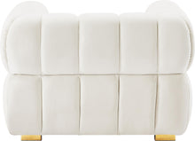 Load image into Gallery viewer, Gwen Cream Velvet Chair
