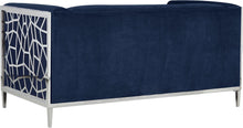 Load image into Gallery viewer, Opal Navy Velvet Loveseat
