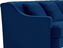 Load image into Gallery viewer, Jackson Navy Velvet 2pc. Sectional
