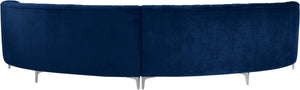 Jackson Navy Velvet 2pc. Sectional