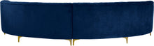 Load image into Gallery viewer, Jackson Navy Velvet 2pc. Sectional
