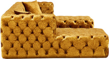 Load image into Gallery viewer, Coco Gold Velvet 3pc. Sectional (3 Boxes)
