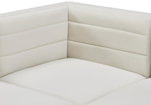 Load image into Gallery viewer, Quincy Cream Velvet Modular Corner Chair
