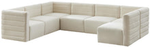 Load image into Gallery viewer, Quincy Cream Velvet Modular Sectional
